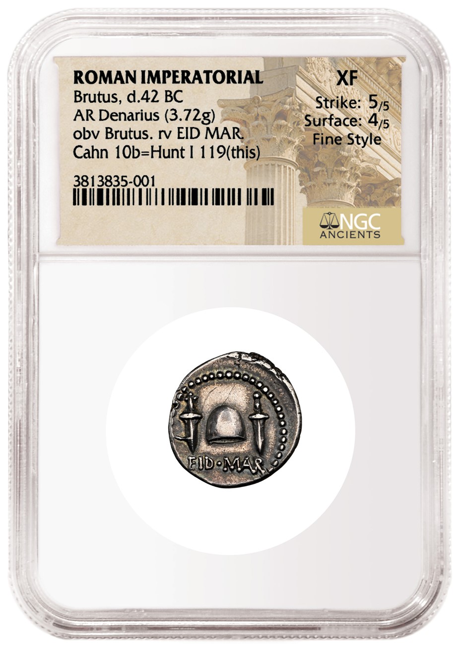 EID MAR Silver Denarius NGC – $720K