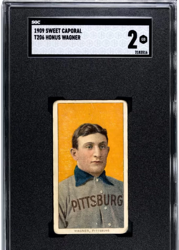 1909-11 T206 Honus Wagner- $7.25M